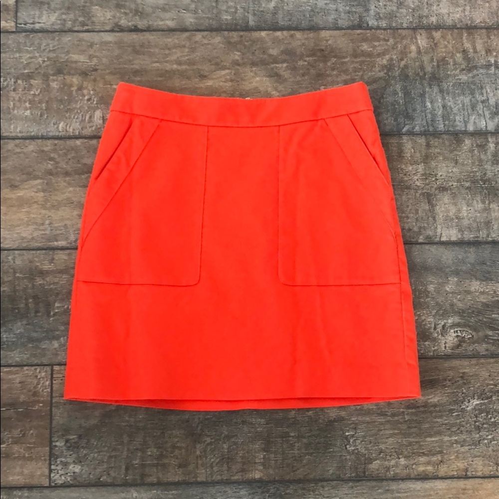 Orange LOFT Skirt